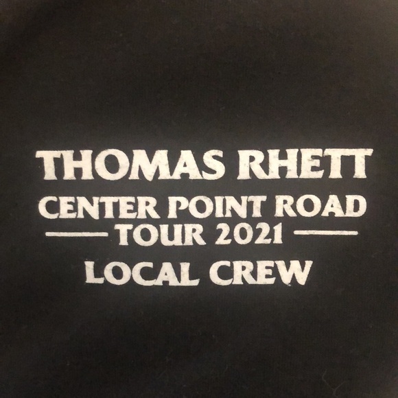 Thomas Rhett Center Point Road Tour 2021 Local Crew T-shirt - Picture 2 of 3